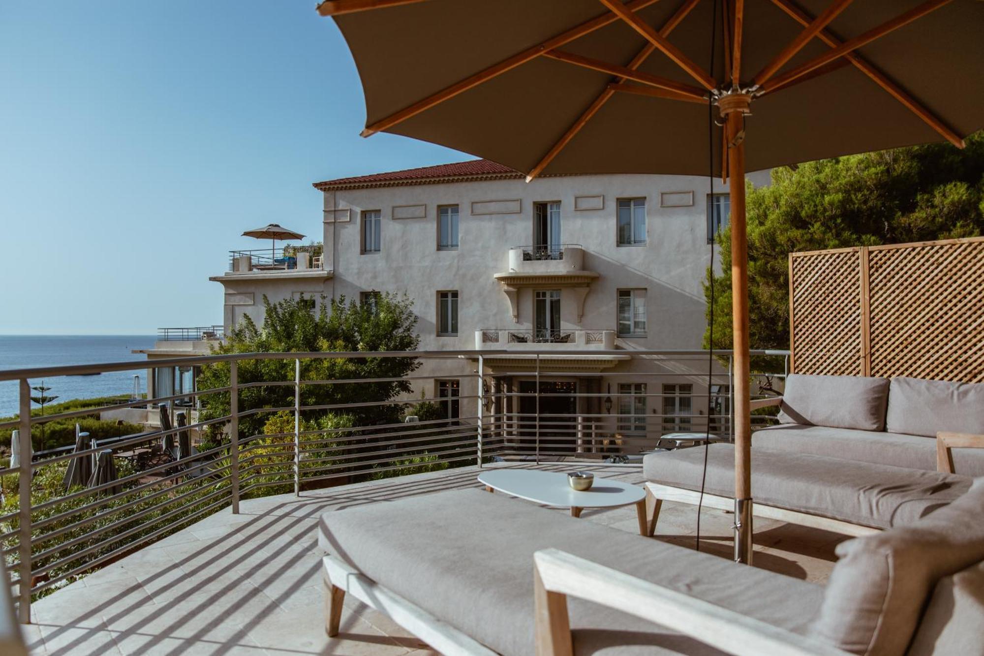 Hotel Les Roches Blanches Cassis Bagian luar foto
